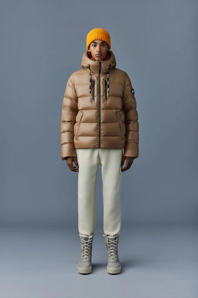Puffer Men Mackage VICTOR Lustrous Light Down Jacket With Hood For Men Emerald Puffer Men Mackage VICTOR Lustrous Light Down Jacket With Hood For Men Emerald