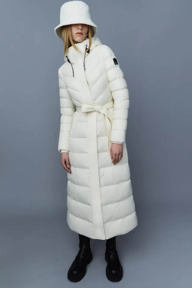 Puffers Women Mackage CALINA Lustrous Down Maxi Coat Black