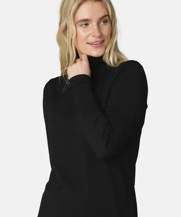 Pullover 8211 Black Clothing Ilse Jacobsen Dresses Long