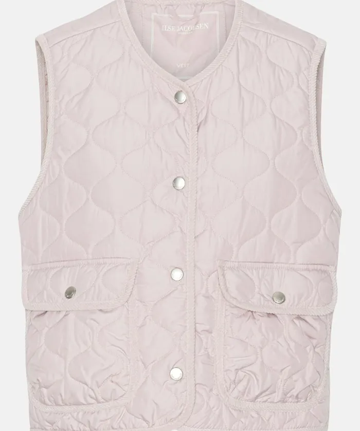 Quilt Vest 8211 Concrete Outerwear Ilse Jacobsen All Jackets And Coats
