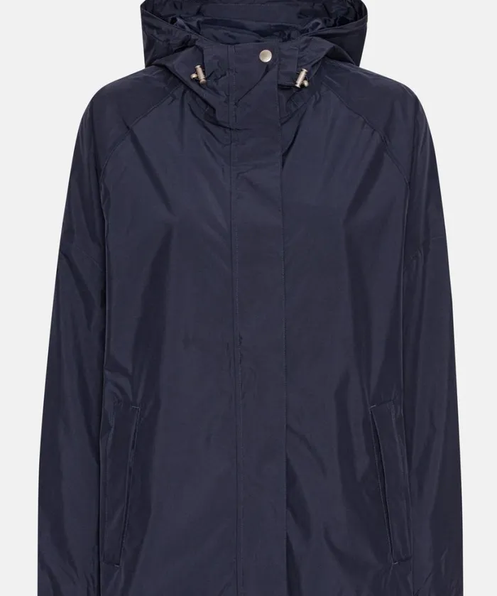 Rain Jacket 8211 Dark Indigo Rainwear Ilse Jacobsen Raincoats