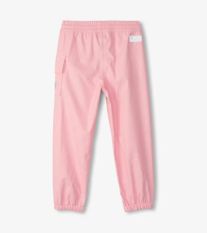 Rainwear Girls Hatley Classic Pink Rain Pants
