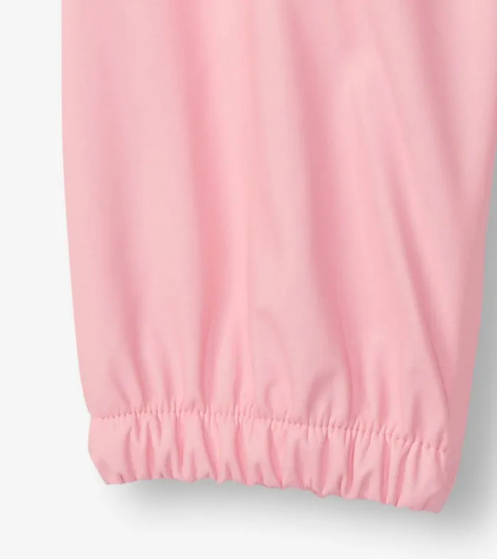 Rainwear Girls Hatley Classic Pink Rain Pants