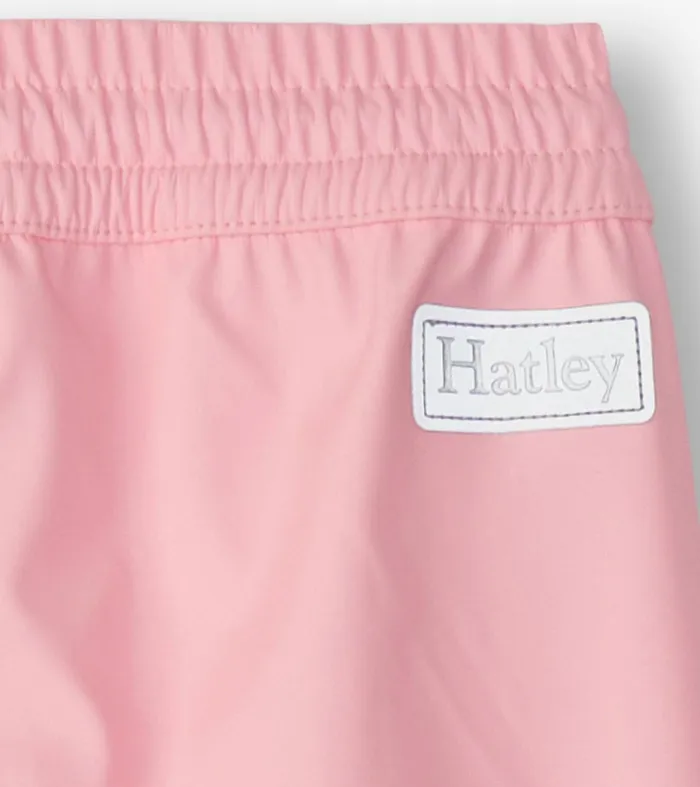 Rainwear Girls Hatley Classic Pink Rain Pants