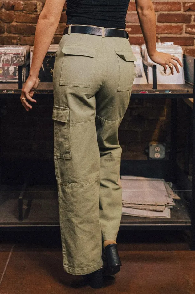 Ramsey Wide Leg Pants In Sage Sage Women Bohme Pants