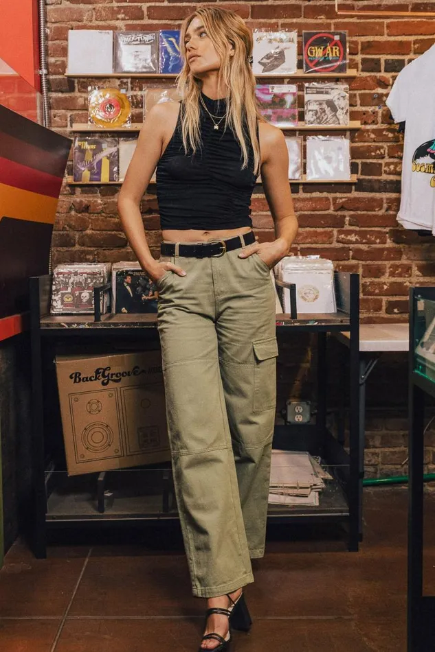 Ramsey Wide Leg Pants In Sage Sage Women Bohme Pants