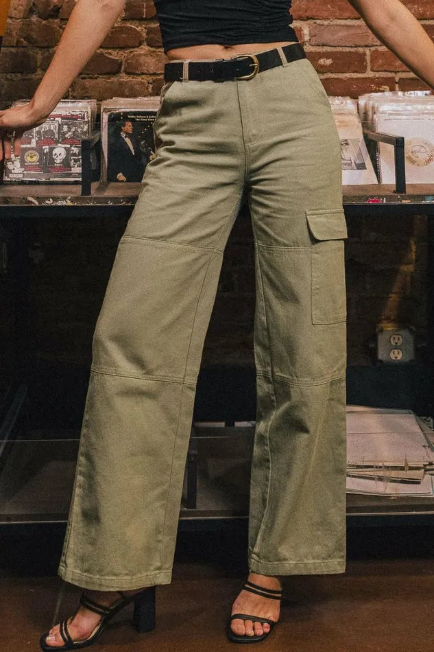 Ramsey Wide Leg Pants In Sage Sage Women Bohme Pants