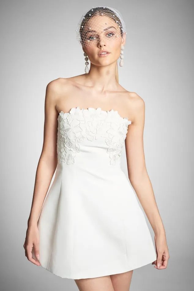 Reception Women Sachin and Babi Alanna Dress 8211 Ivory