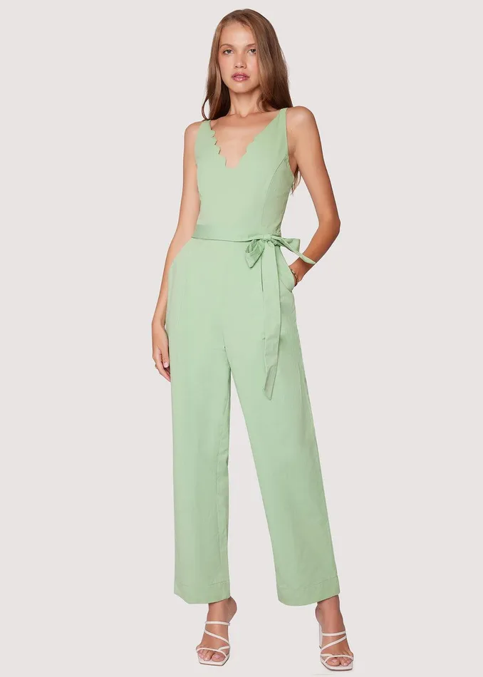 Rosemary Jumpsuit Pistachio Women Lost Wander Romper And Jumpsuits