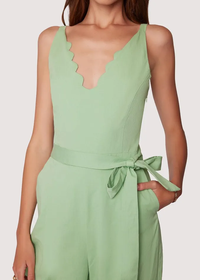 Rosemary Jumpsuit Pistachio Women Lost Wander Romper And Jumpsuits