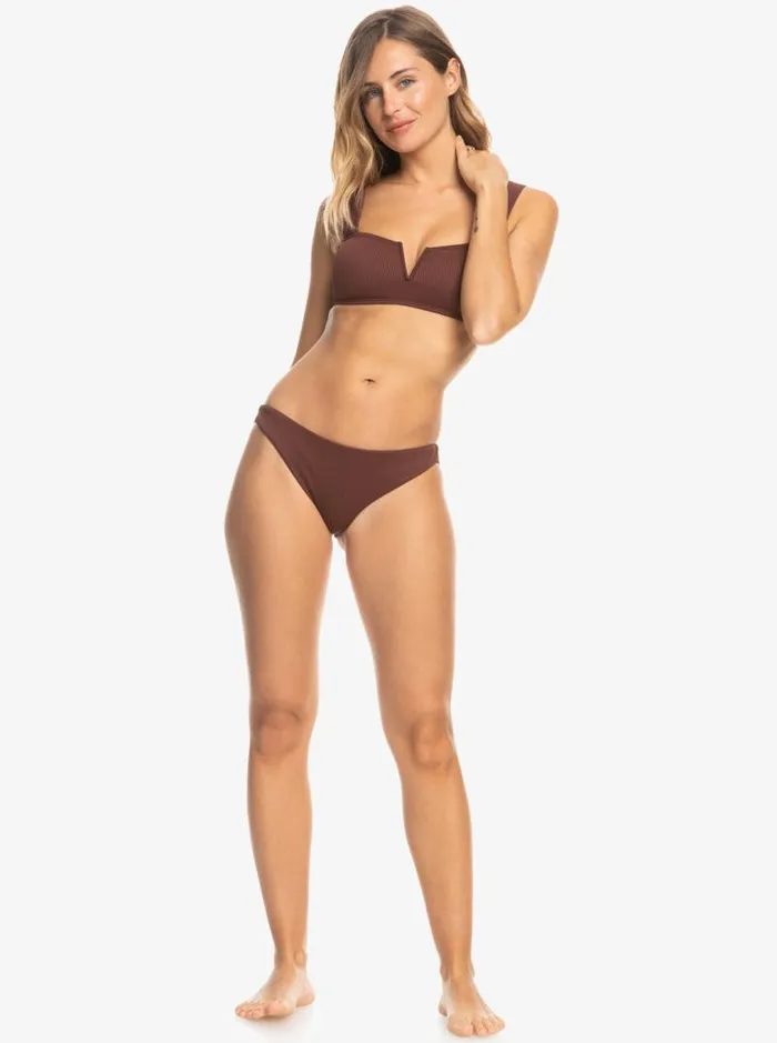 Roxy Bikini Tops Roxy Love The Coco V Bralette Bikini Top Bitter Chocolate 8211 Women Roxy Bikini Tops Roxy Love The Coco V Bralette Bikini Top Bitter Chocolate 8211 Women