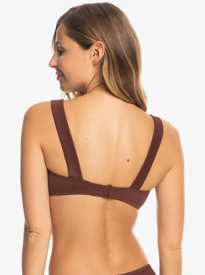 Roxy Bikini Tops Roxy Love The Coco V Bralette Bikini Top Bitter Chocolate 8211 Women Roxy Bikini Tops Roxy Love The Coco V Bralette Bikini Top Bitter Chocolate 8211 Women