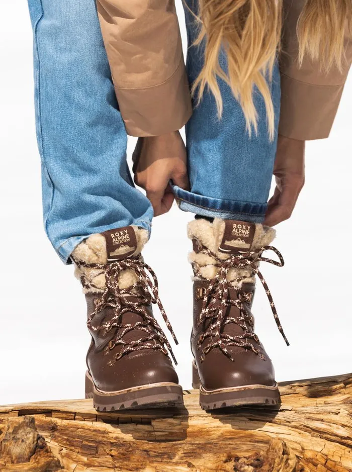 Roxy Boots Brandi LaceUp Boots Chocolate 8211 Women