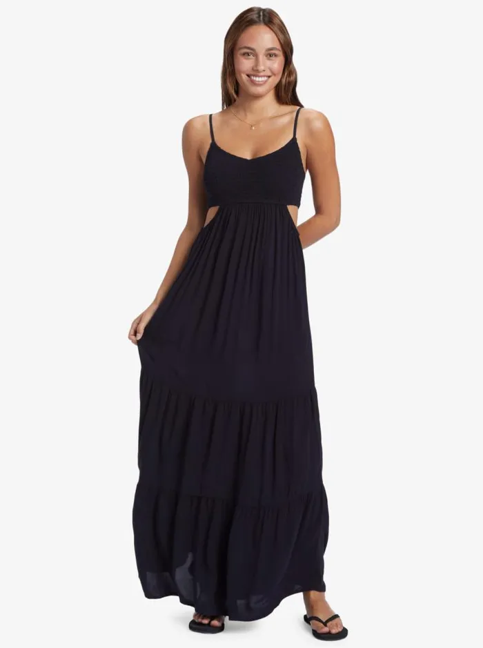 Roxy Dresses Hot Tropics Maxi Dress Anthracite 8211 Women