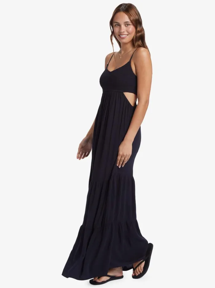 Roxy Dresses Hot Tropics Maxi Dress Anthracite 8211 Women Roxy Dresses Hot Tropics Maxi Dress Anthracite 8211 Women