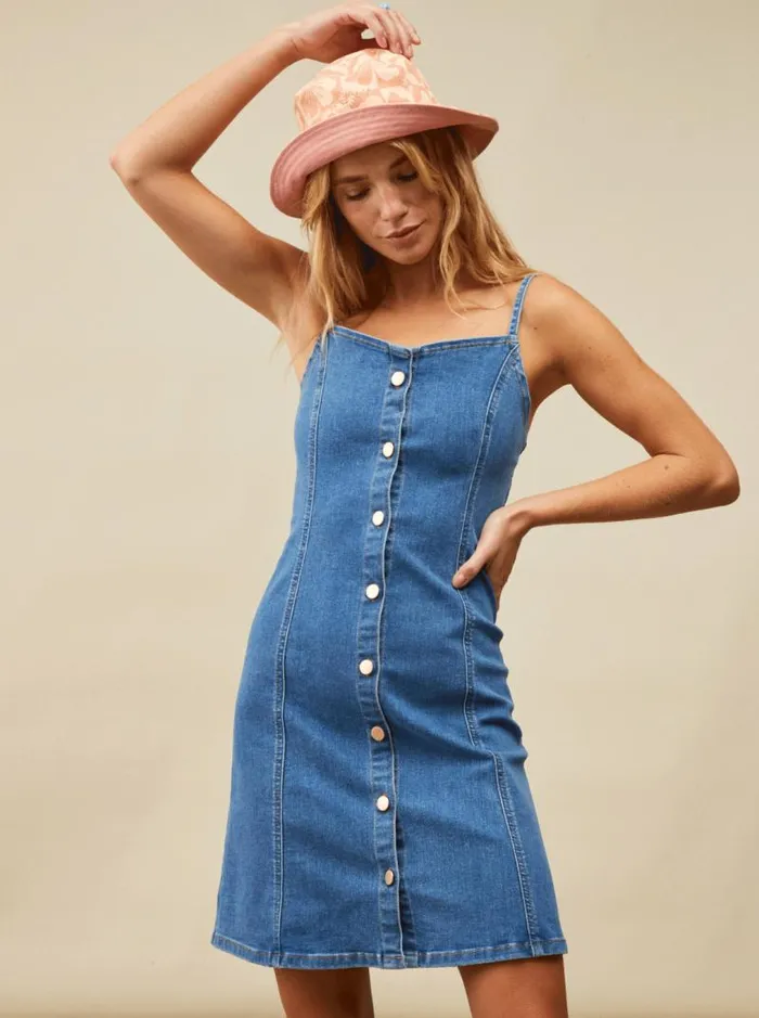 Roxy Dresses Some Dance Strappy Dress Medium Blue 8211 Women