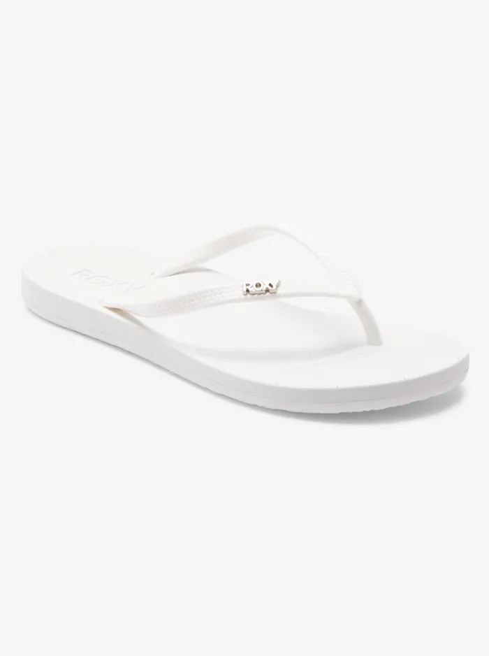 Roxy Flip Flops Jettie Sandals White 8211 Women Roxy Flip Flops Jettie Sandals White 8211 Women