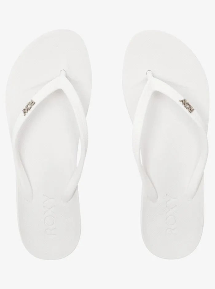 Roxy Flip Flops Jettie Sandals White 8211 Women Roxy Flip Flops Jettie Sandals White 8211 Women
