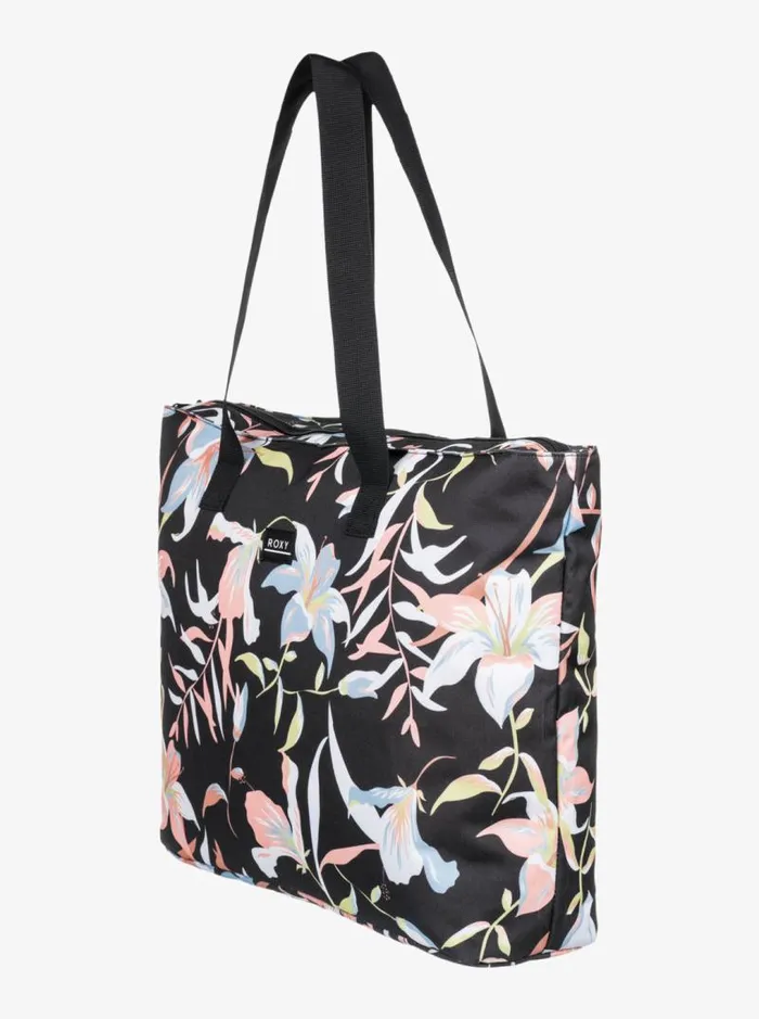 Roxy Handbags Skinny Love Printed Tote Bag Anthracite Hibiscus Wave Swim 8211 Women Roxy Handbags Skinny Love Printed Tote Bag Anthracite Hibiscus Wave Swim 8211 Women