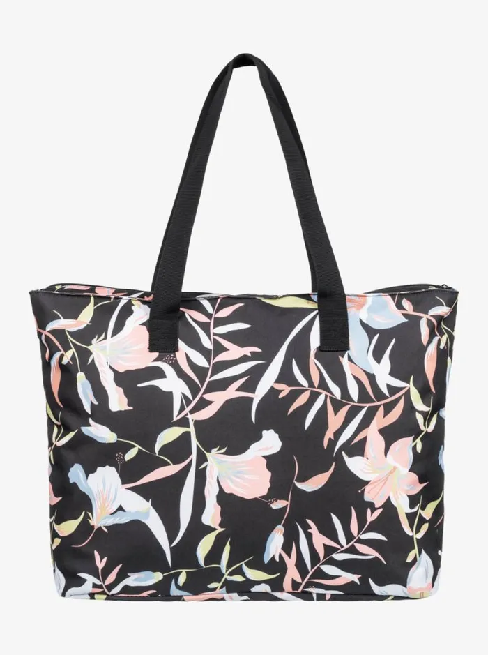 Roxy Handbags Skinny Love Printed Tote Bag Anthracite Hibiscus Wave Swim 8211 Women Roxy Handbags Skinny Love Printed Tote Bag Anthracite Hibiscus Wave Swim 8211 Women