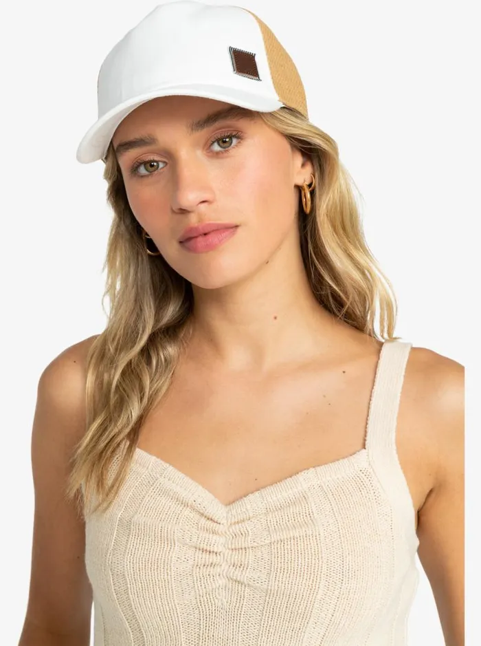 Roxy Hats Incognito Trucker Hat Deep Lichen Green 8211 Women