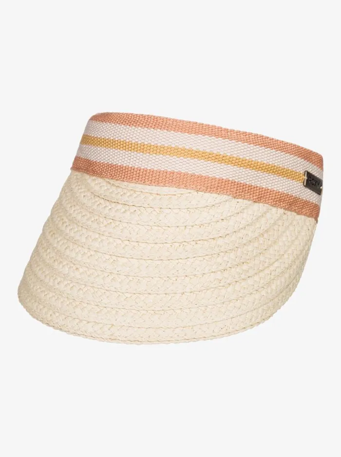 Roxy Hats Sunny Morning Straw Visor Natural 8211 Women
