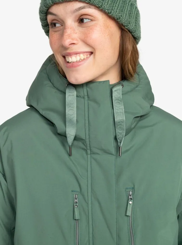 Roxy Jackets Lofty Cloud Winter Parka Dark Forest 8211 Women