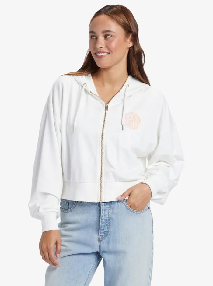Roxy Jackets Shorebreak Oversized Hoodie Snow White 8211 Women