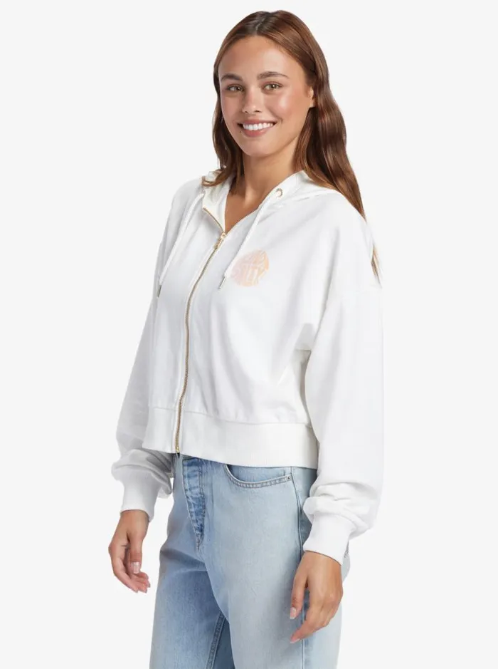 Roxy Jackets Shorebreak Oversized Hoodie Snow White 8211 Women