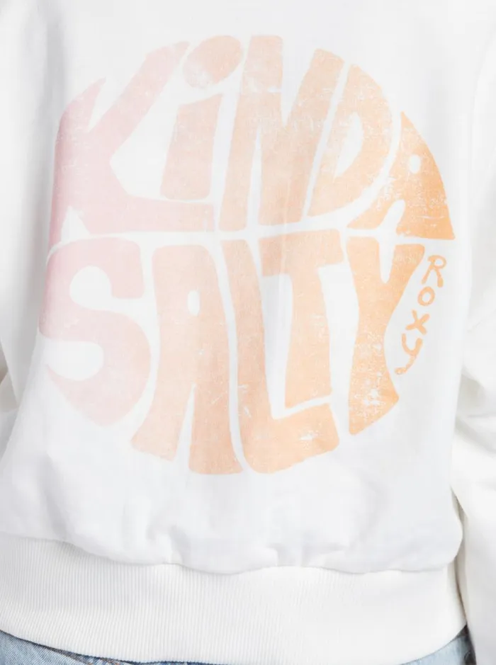 Roxy Jackets Shorebreak Oversized Hoodie Snow White 8211 Women