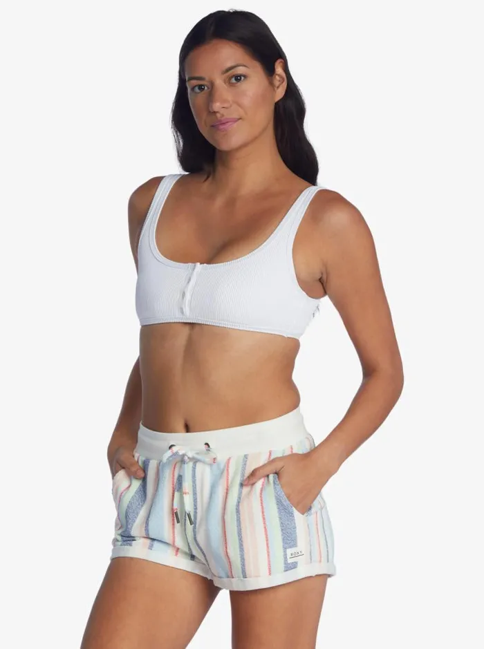 Roxy Loungewear Waves And Rays Fleece Bottom Bayside Stripe 8211 Women