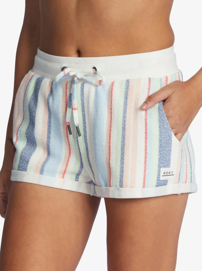 Roxy Loungewear Waves And Rays Fleece Bottom Bayside Stripe 8211 Women