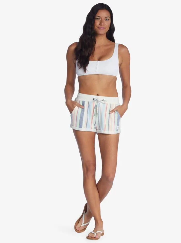 Roxy Loungewear Waves And Rays Fleece Bottom Bayside Stripe 8211 Women