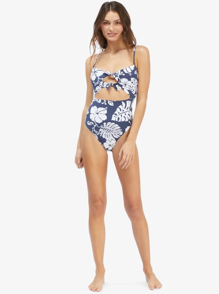 Roxy One Pieces Just Shine Fashion One Piece Swimsuit Women Mood Indigo Heritage Floral S 8211 Women