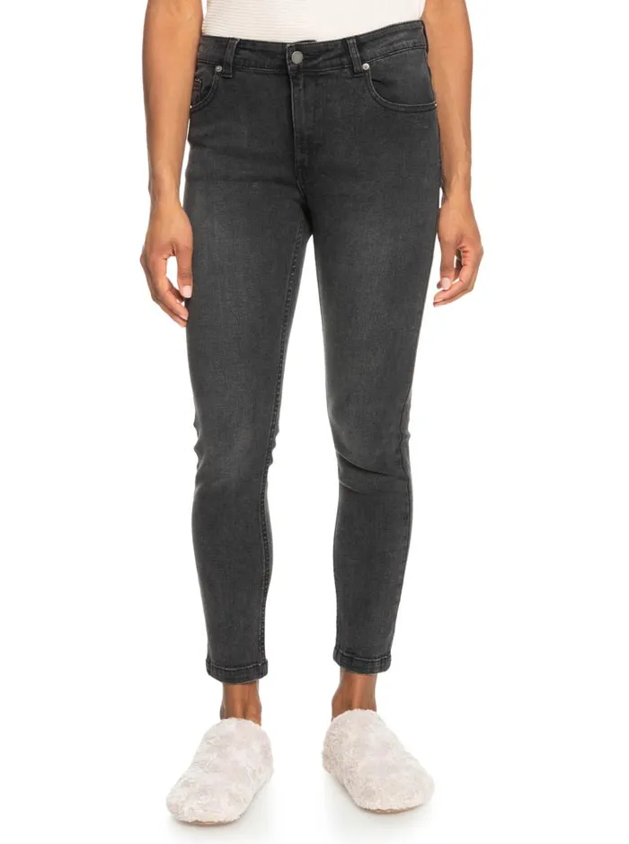 Roxy Pants and Jeans Night Away Black Slim Jeans Anthracite 8211 Women Roxy Pants and Jeans Night Away Black Slim Jeans Anthracite 8211 Women