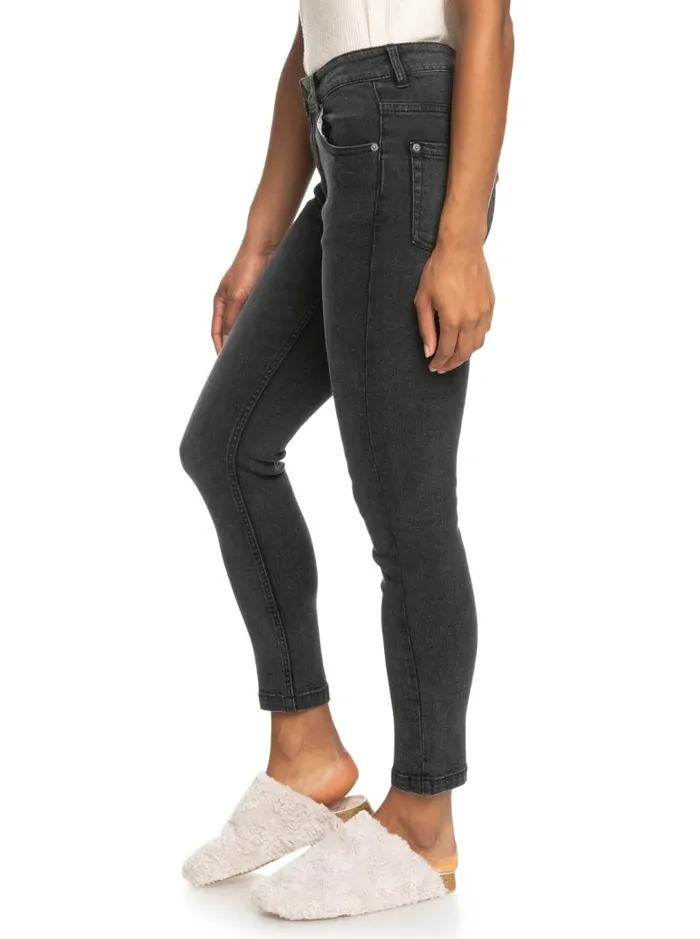 Roxy Pants and Jeans Night Away Black Slim Jeans Anthracite 8211 Women Roxy Pants and Jeans Night Away Black Slim Jeans Anthracite 8211 Women