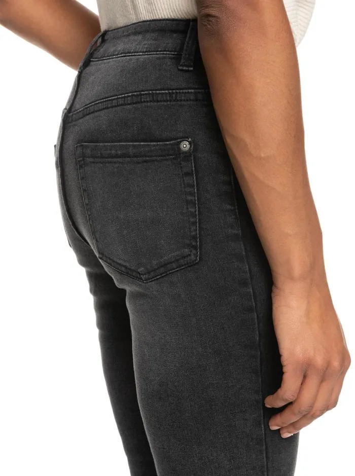 Roxy Pants and Jeans Night Away Black Slim Jeans Anthracite 8211 Women Roxy Pants and Jeans Night Away Black Slim Jeans Anthracite 8211 Women