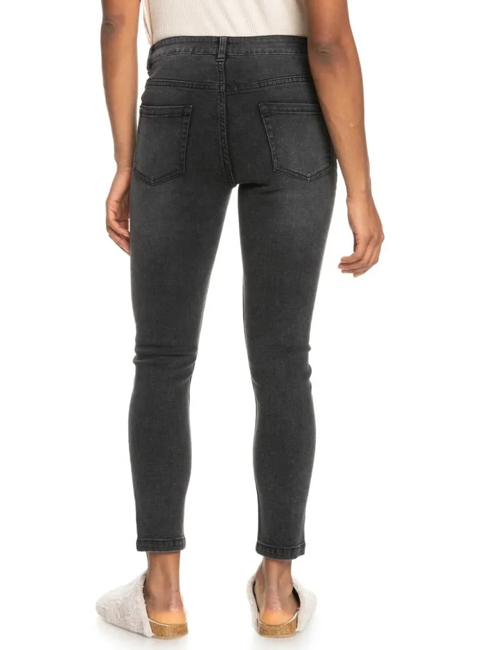 Roxy Pants and Jeans Night Away Black Slim Jeans Anthracite 8211 Women Roxy Pants and Jeans Night Away Black Slim Jeans Anthracite 8211 Women