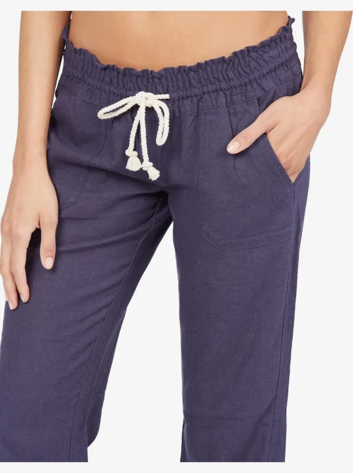 Roxy Pants and Jeans Oceanside Flared Pants Mood Indigo 8211 Women