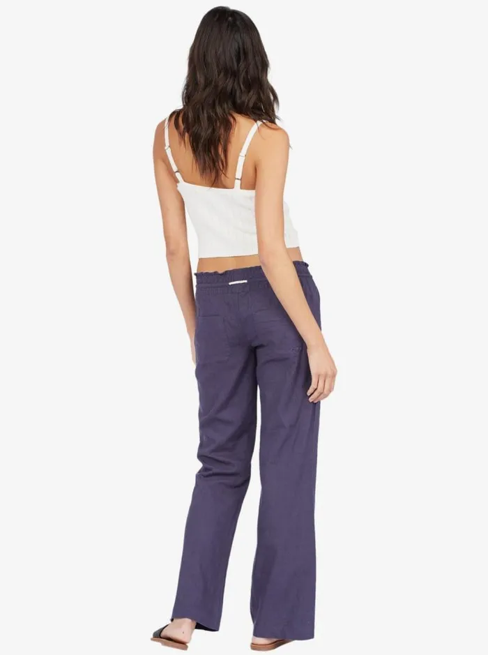 Roxy Pants and Jeans Oceanside Flared Pants Mood Indigo 8211 Women