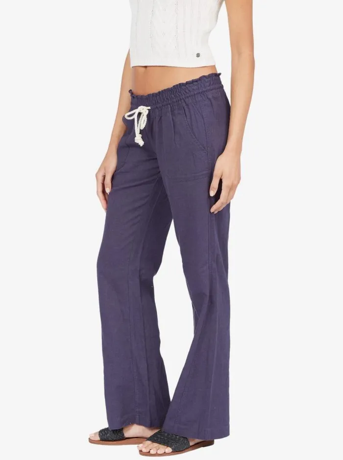 Roxy Pants and Jeans Oceanside Flared Pants Mood Indigo 8211 Women