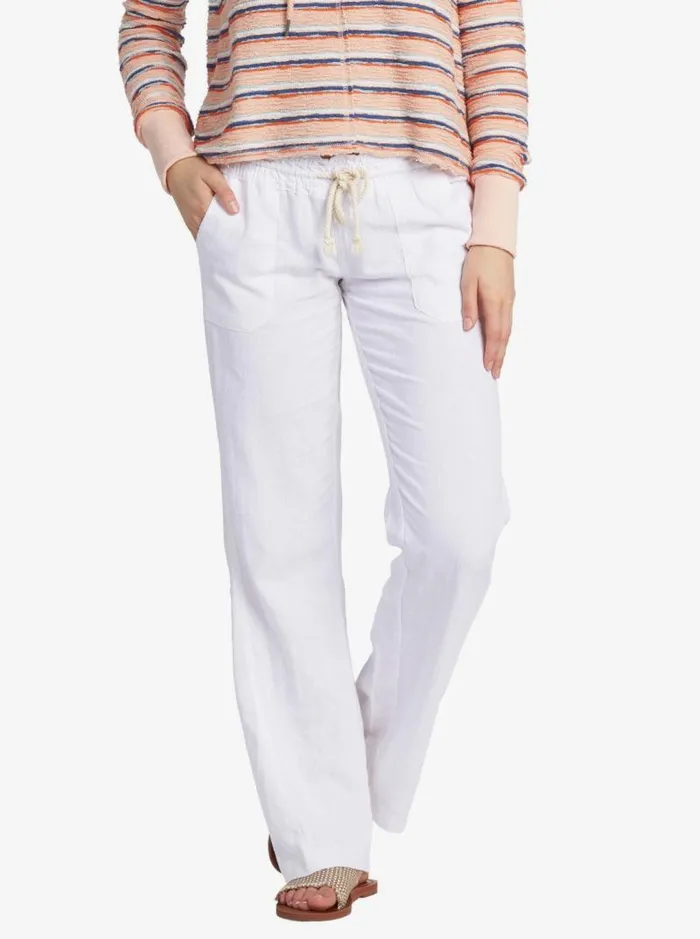 Roxy Pants and Jeans Oceanside Flared Pants Sea Salt 8211 Women Roxy Pants and Jeans Oceanside Flared Pants Sea Salt 8211 Women
