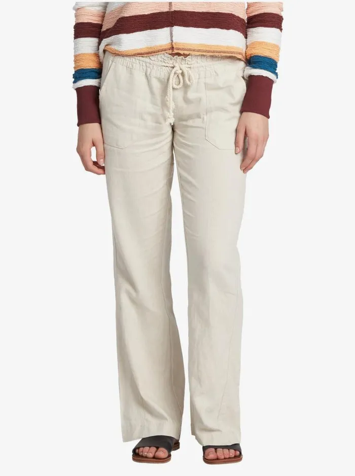 Roxy Pants and Jeans Oceanside Flared Pants Stone 8211 Women