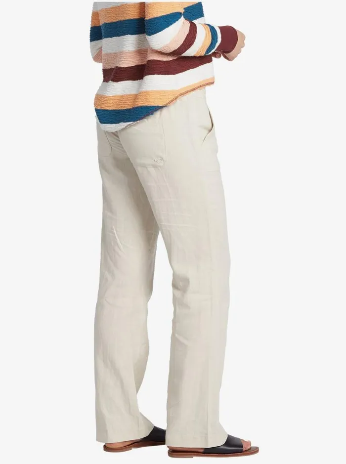 Roxy Pants and Jeans Oceanside Flared Pants Stone 8211 Women