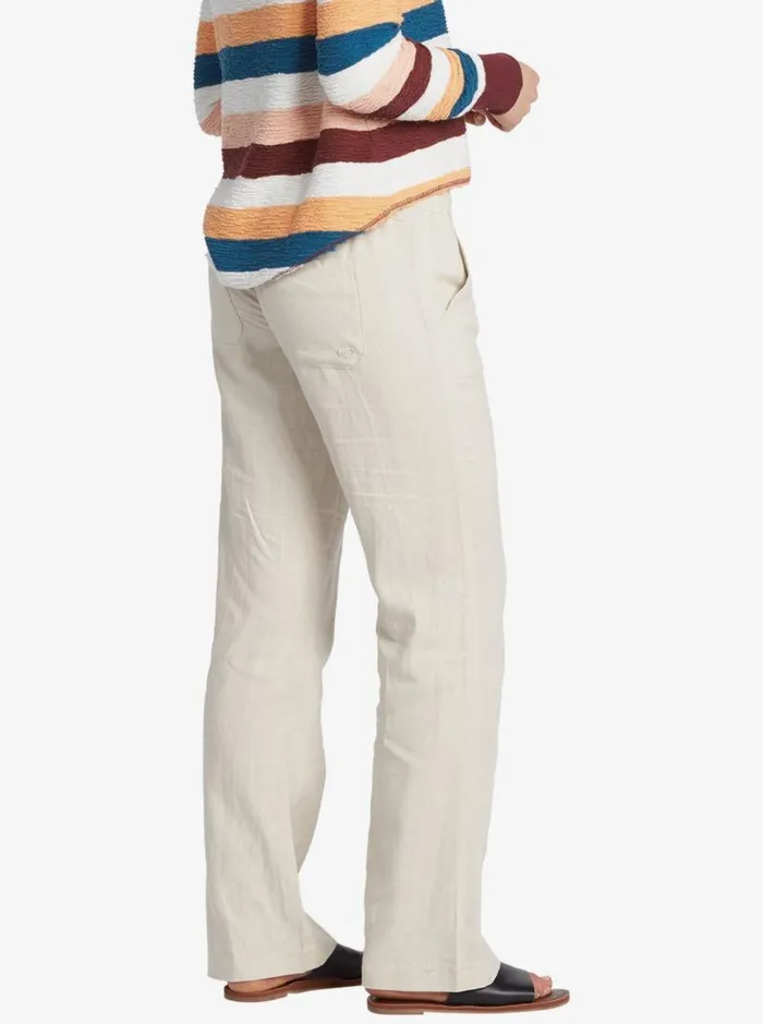 Roxy Pants and Jeans Oceanside Flared Pants Stone 8211 Women