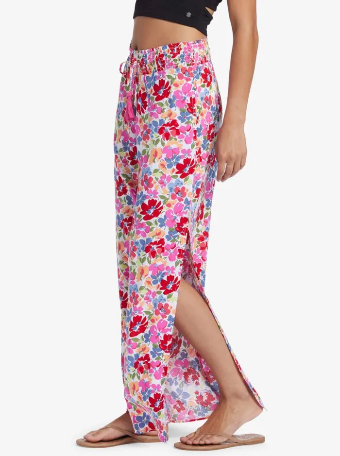 Roxy Pants and Jeans Tropical Rhythm Beach Pants Shocking Pink Bloomin Babe 8211 Women Roxy Pants and Jeans Tropical Rhythm Beach Pants Shocking Pink Bloomin Babe 8211 Women