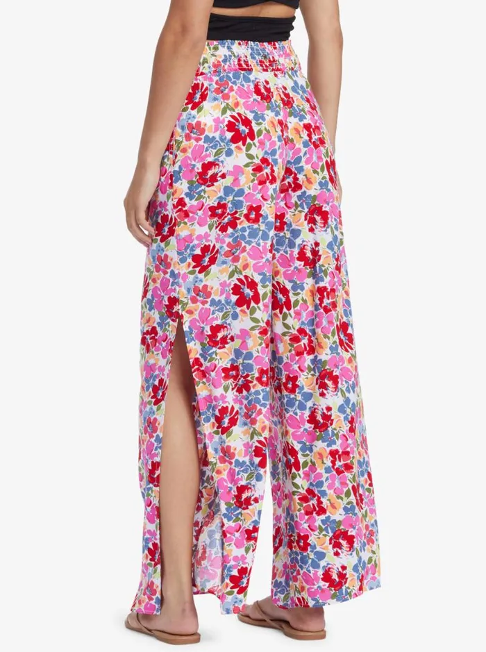 Roxy Pants and Jeans Tropical Rhythm Beach Pants Shocking Pink Bloomin Babe 8211 Women Roxy Pants and Jeans Tropical Rhythm Beach Pants Shocking Pink Bloomin Babe 8211 Women