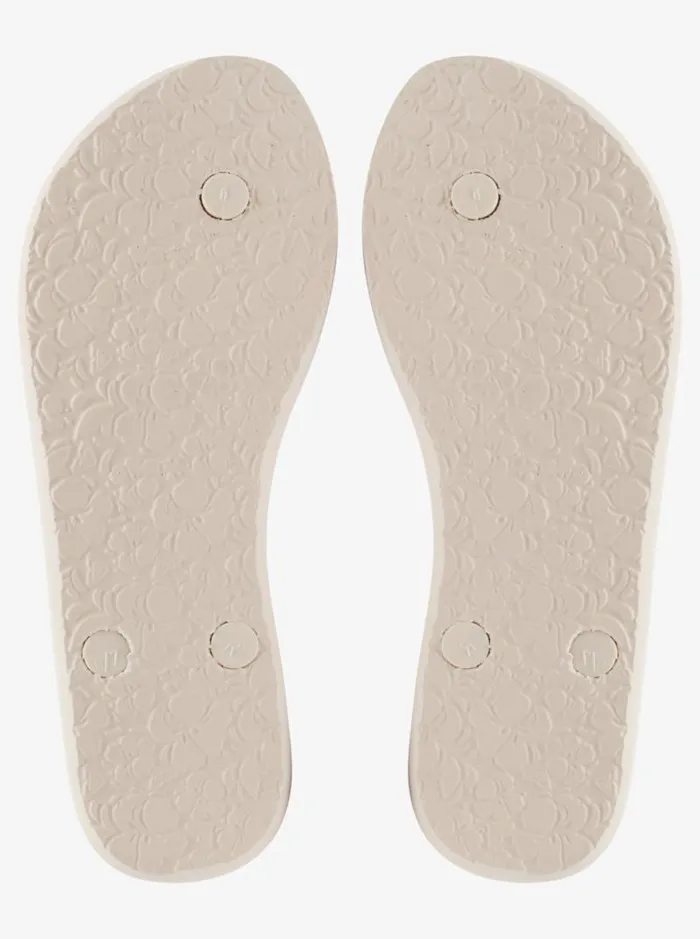 Roxy Sandals Antilles Flip Flops Cream 8211 Women Roxy Sandals Antilles Flip Flops Cream 8211 Women