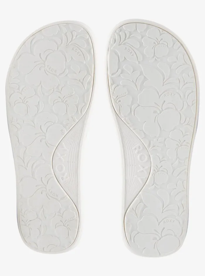 Roxy Sandals Slippy WaterFriendly Sandals Whitestripe 8211 Women Roxy Sandals Slippy WaterFriendly Sandals Whitestripe 8211 Women
