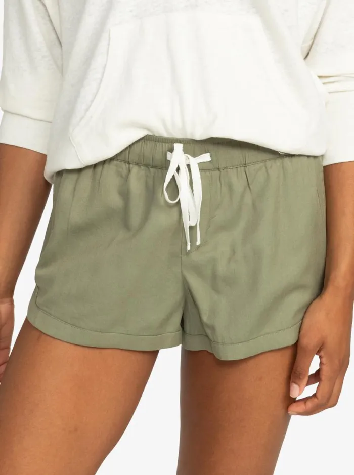Roxy Shorts New Impossible Love Elasticized Shorts Sea Spray 8211 Women